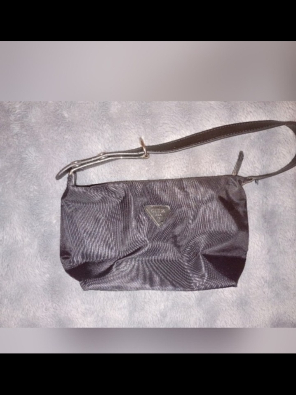 Guess Black Nylon Shoulder Pouch